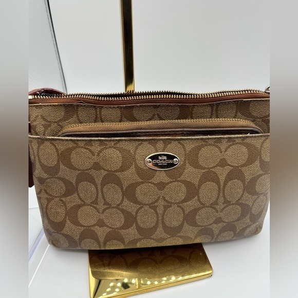 Coach New York canvas‎ leather crossbody bag and wallet. - Picture 3 of 12